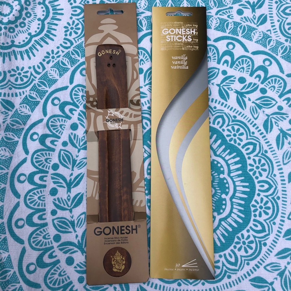 Gonesh Incense Holder and Incense Combo 🏵🍦💟